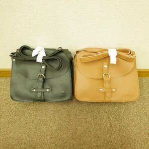 favori vie nouvelle ファボリ ヴィー ヌーヴェル ショルダー バッグ 2点セット色違いBLACK/CAMEL まとめ売り