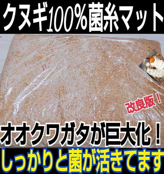 菌床粉砕クワガタマット【5L】幼虫が大きくなる!瓶やプリンカップに詰めるだけ!菌糸瓶より経済的です!オオクワガタ、ヒラタに抜群!