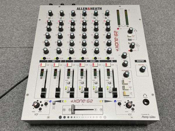 美品】ALLEN & HEATH アレン＆ヒース DJミキサー XONE：62-