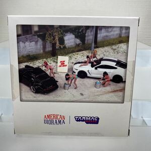 AMRICAN DIORAMA TARMAC WORKS BIKINI CAR WASH GIRLS アメリカン ジオラマ ターマック ビキニ カー ガールズ フィギュア①