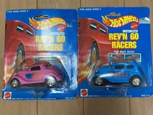 Hot Wheels 1990年製 REVN GO RACERS 2台セット