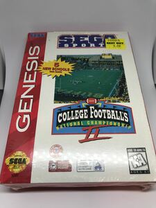 新品 【College Footballs Ⅱ】 北米版セガ ジェネシス用ソフト