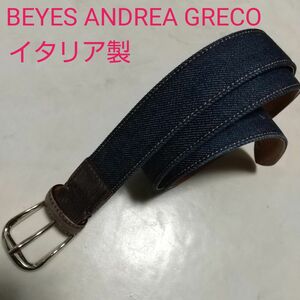 イタリア製 BEYES ANDREA GRECO アンドレアグレコ ベルト レザーベルト ベルト