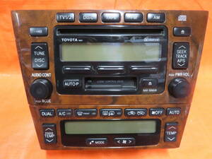 BY3977 with guarantee Toyota MCX20 Pronard original center panel / audio air conditioner /CD cassette 86120-41040/ wood panel 