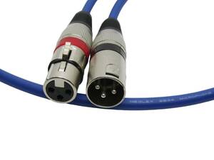 XLR cable 2 ps 1 set 1.0m | cable :MOGAMI Moga mi2534 | plug : generic