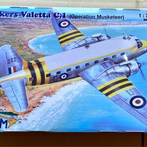 【未開封品】 VALOM ヴァロム1/72 イギリス空軍 ビッカース ヴァレッタC Mk.1 双発輸送機 スエズ紛争 1956 