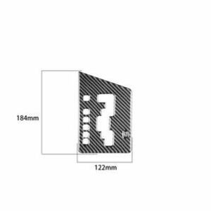 ダッジチャレンジャー 2008-2014 カーボンファイバー ギアシフト ステッカー トリムタイプB 1Pcs WSP1382の画像2