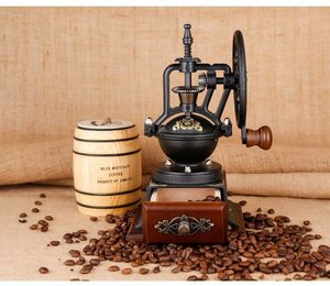 超人気★ハンドグラインダー　コーヒー　家庭用　手動コーヒーマシン　小型コーヒー豆グラインダ
