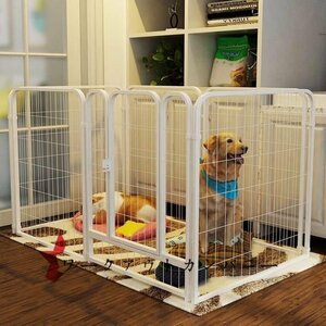  popular recommendation * practical use white dog fence pet kennel cat small shop dog supplies house .( medium sized 6 sheets ) length 120* width 60* height 70 cm