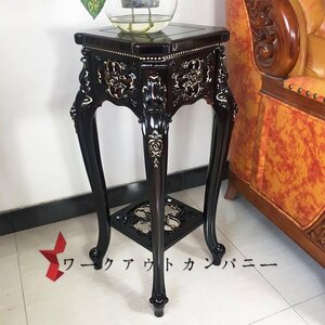  shop manager special selection gorgeous * high class side table * console table * entranceway table * stand for flower vase * telephone stand * antique style design * plant pot put ^ black 