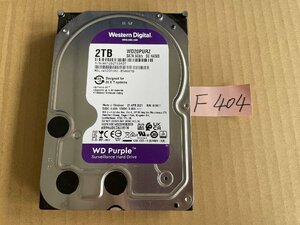 送料無料 WD20PURZ-85AKKY0 HDD Purple 2TB 3.5インチ SATA HDD2TB 使用時間10686H★F404