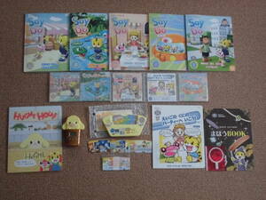 *.. mochi ....English*....2012 year Book( unused )&DVD,ete. toy set *