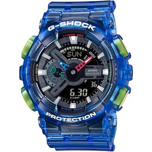 セール★新品 カシオ正規保証付★G-SHOCK 限定品 GA-110JT-2AJF ブルー 青 スケルトン 針 デジタル 20気圧防水 耐衝撃 大きい メンズ腕時計の画像1