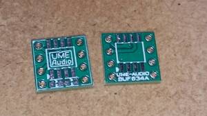 [ prompt decision * including carriage ]BUF634AIDRbafa×2- voltage fo lower dual OPAMP corresponding DIP. conversion basis board 2 sheets set ( control number EX02-1)