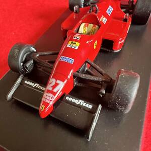 京商 1/64 Ferrari F1-87 No.27 M.Alborato 改 マルボロロゴ、コックピット、シートベルト等、フェラーリF1-87 No.27 M.アルボレート