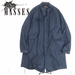 *MASSESmasisM65 COAT Logo вышивка милитари Mod's Coat темно-синий темно-синий L