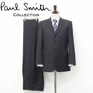 *Paul Smith Collection/ Paul Smith коллекция полоса рисунок 3 костюм на пуговицах уголь 