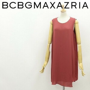 ◆BCBG MAXAZRIA マックスアズリア ALEESHA アシンメトリー ノースリーブ ワンピース S