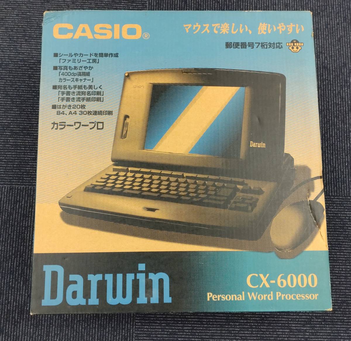 □CASIO カシオ カラーワープロ Darwin【CX-6000】FD付き□ | www
