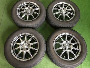 送料無料 スタッドレスセット ヨコハマ アイスガード50+ 195/65R15 2015年製造 ノア ヴォクシー エスクァイア ステップワゴン