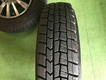 送料無料 スタッドレスセット ダンロップ ウィンターマックス02 145/80R13 2021年製造 タント ワゴンR N-BOX スペーシア など_画像9