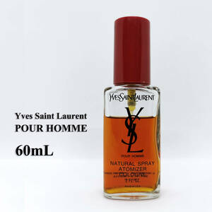 即決　イヴサンローラン　「プールオム」　コロン　スプレー　60ml　香水　Yves Saint Laurent YSL Pour Homme EDC SP vintage