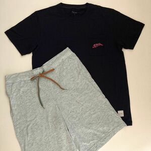 新品未使用 ポールスミス Paul Smith セットアップ 上下セット Running rabbit ポケットTシャツ