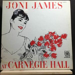 LP★USオリジナル盤MONO 深溝 JONI JAMES/AT CARNEGIE HALL E3800 ジョニ・ジェームス 女性ヴォーカル MGM