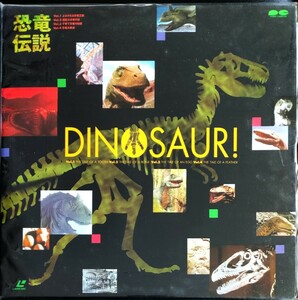 即決 送料無料 未DVD作品 恐竜伝説／よみがえる恐竜たちの驚異の王国！ DINOSAUR! LD レーザーディスク 2枚組 200分収録