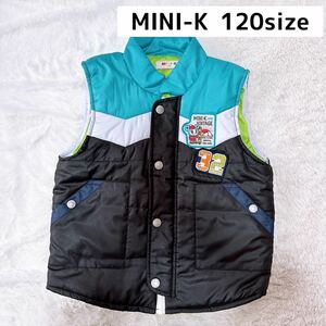 【MINI-K】【120サイズ】ダウンベスト ダウン 水色