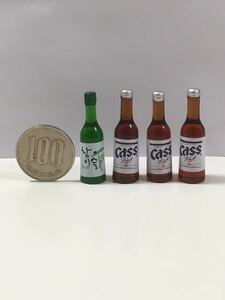 ミニチュア　ドールハウス　お酒　焼酎4本　②