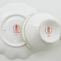 ロイヤルクラウンダービー カップ＆ソーサー■ロンバディー C&S 5客セット Royal Crown Derby 1級品_画像3