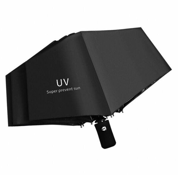 新品 未使用 折りたたみ傘 ブラック 黒 日傘 UVカット99％ 梅雨 