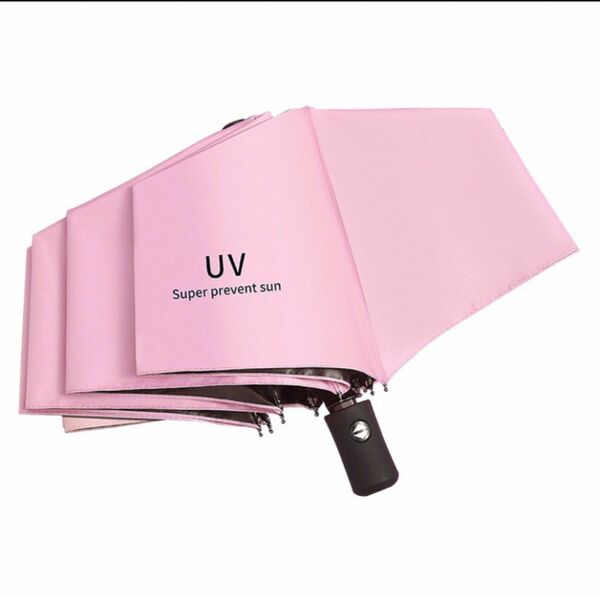 新品 未使用 折りたたみ傘 ピンク 日傘 UVカット99％ 梅雨 雨 