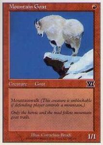 028298-002 6E/6ED シロイワヤギ/Mountain Goat 英1枚