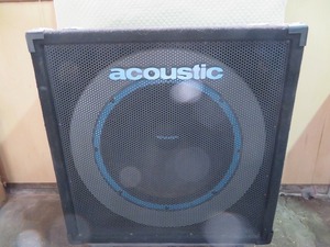 acoustic　ギターアンプ?　ベースアンプ？　スピーカー　MOD　TC118B　 大型 イベント コンサート ◎動作品　引取限定　大阪和泉市