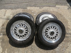 ☆FORMULA W-1 205/60R15 91H X393 X273 WORK WIND RECTIFY ZEX BBS風15×6.5JJ ◎現状品