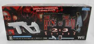 Wii ソフト「THE HOUSE OF THE DEAD 2 & 3 RETURN (Wiiザッパー付き限定版)」検索：ハウスオブザデッド SEGA セガ