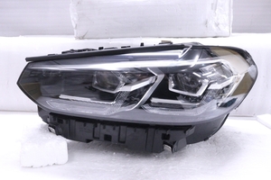 35-657★美品★後期 LED G01 G02 BMW X3 X4★左ヘッドライト A9 5A29207-06 ブラック 純正★BMW (UK)