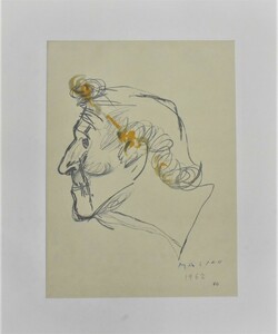 巨匠作家希少版画作品! 　　マリノ・マリー二　　版画　　「Chagall,1962」　　 　1968年制作　　 【正光画廊】　　　