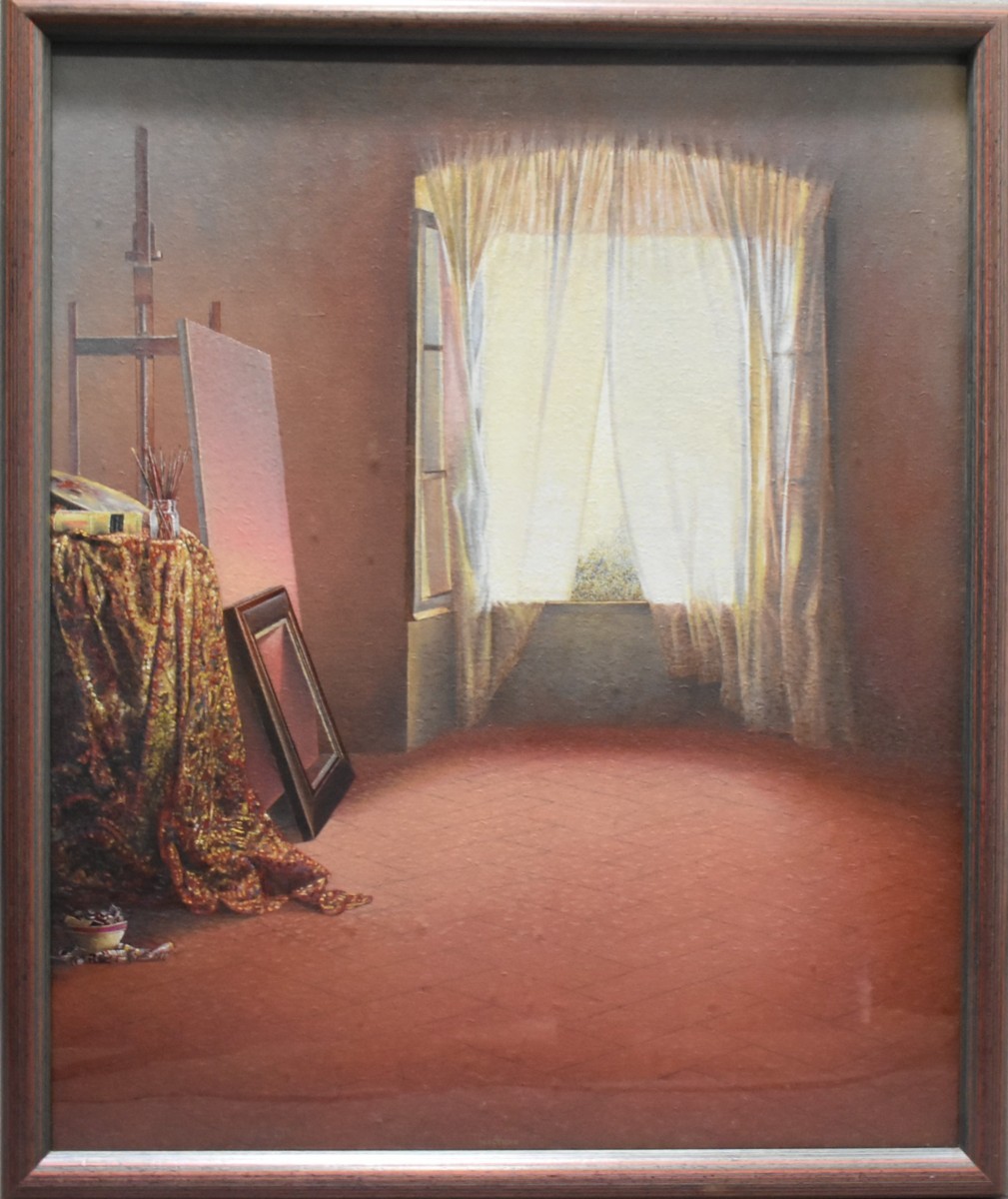 Recommended oil painting! Nardoni No. 12 Shining Room Seiko Gallery, Painting, Oil painting, Nature, Landscape painting