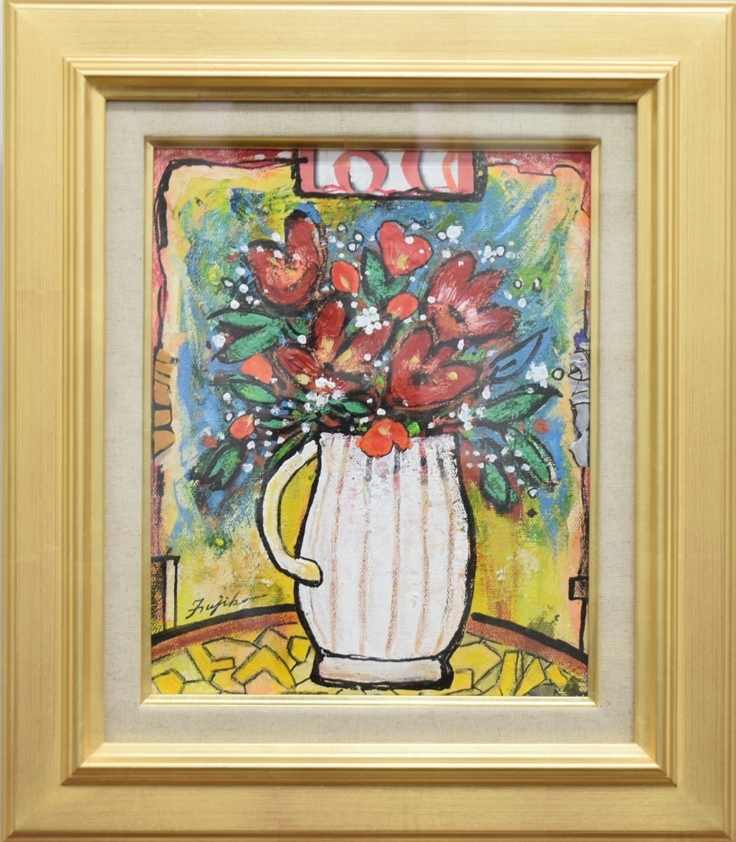 Great find! Fujiko Shirai 3F Flower Fragrance Oil Painting, Painting, Oil painting, Still life