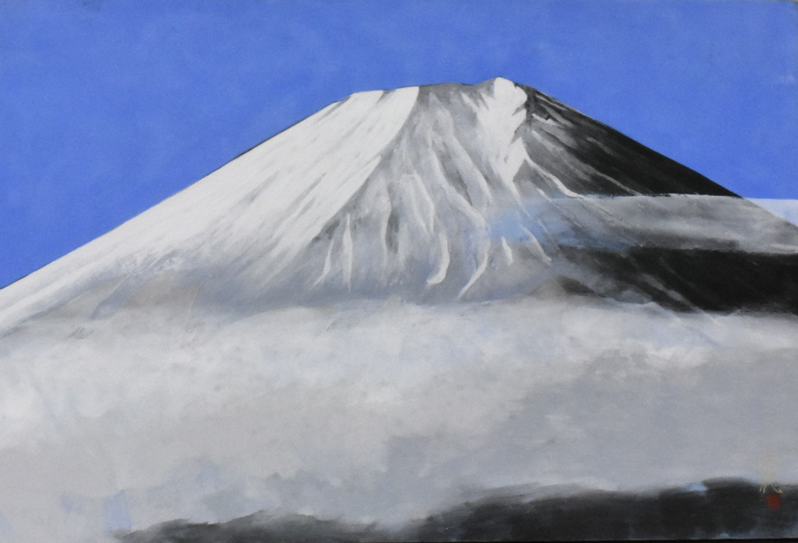 अनुशंसित कार्य! हारुनोरी इगाराशी नंबर 30 व्हाइट फ़ूजी जापानी पेंटिंग मासामित्सु गैलरी *, चित्रकारी, जापानी पेंटिंग, परिदृश्य, फुगेत्सु