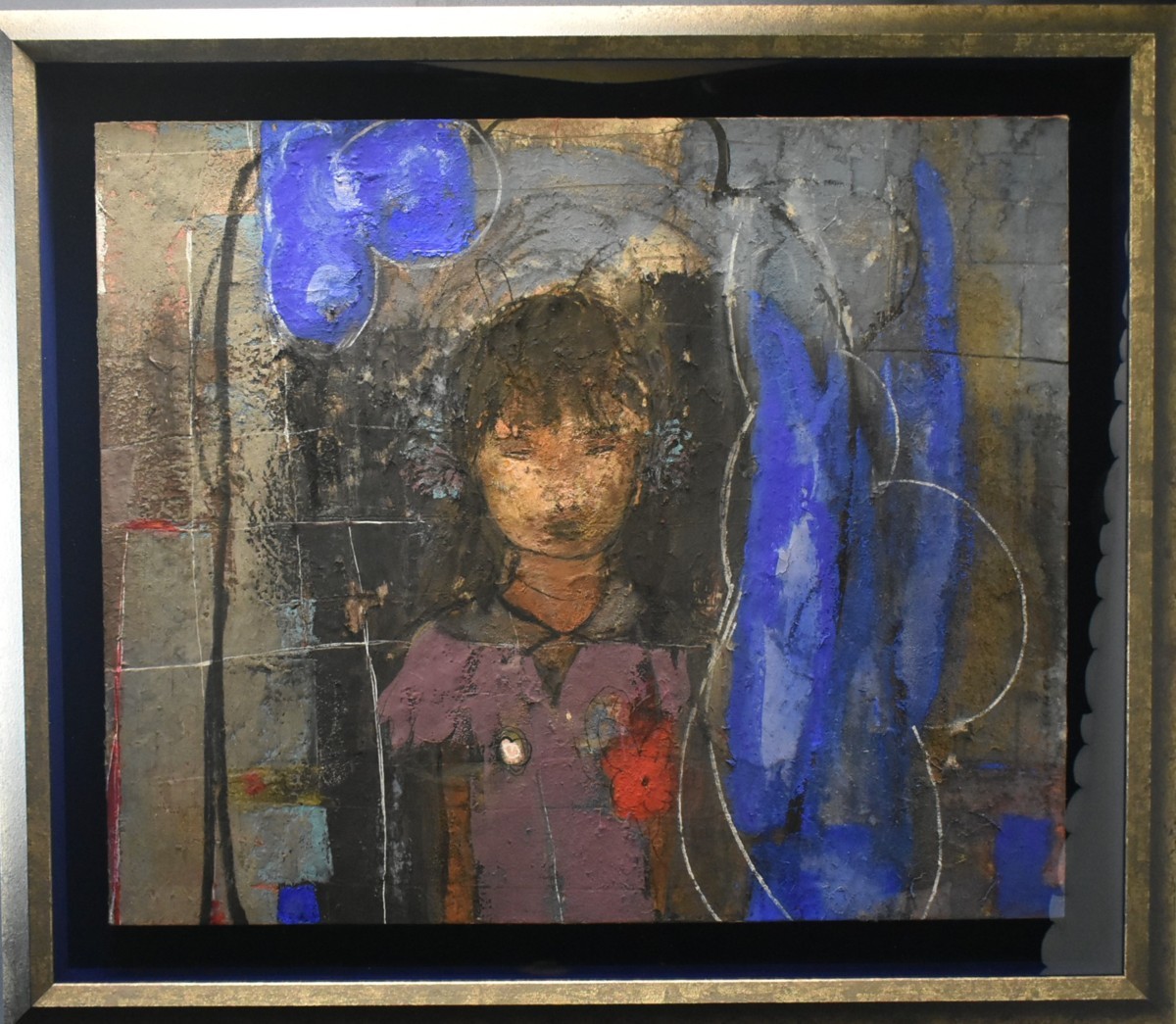 A work by a popular artist! Ayaka Higuchi, size 20, Unknown (in childhood) [Masami Gallery, 5, 500 pieces on display! You're sure to find a work you like], Painting, Oil painting, Portraits