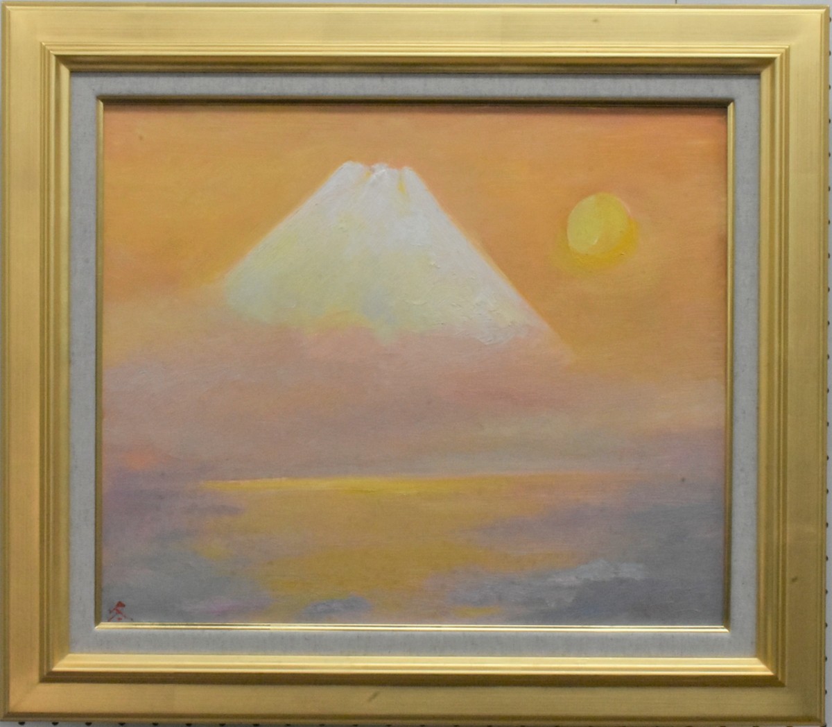 Great find: oil painting by Daijiro Fuyushima, 8F Fuji at Masamitsu Gallery, Painting, Oil painting, Still life