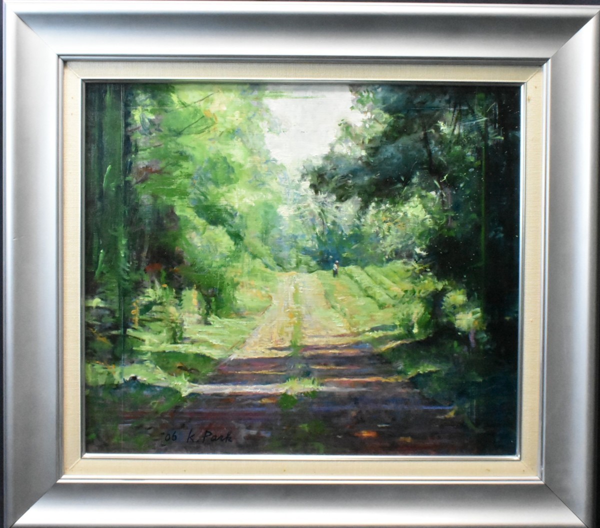 Park Ki-seop 10F Into the Forest Western Painting [5000 Werke zum Verkauf in der Jeongkwang Gallery! Hier finden Sie Ihr Lieblingswerk]], Malerei, Ölgemälde, Natur, Landschaftsmalerei