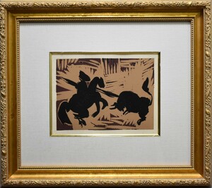 Art hand Auction Trabajo recomendado para encontrar! Impresión de Picasso NO41 Galería Masamitsu, obra de arte, imprimir, litografía, litografía