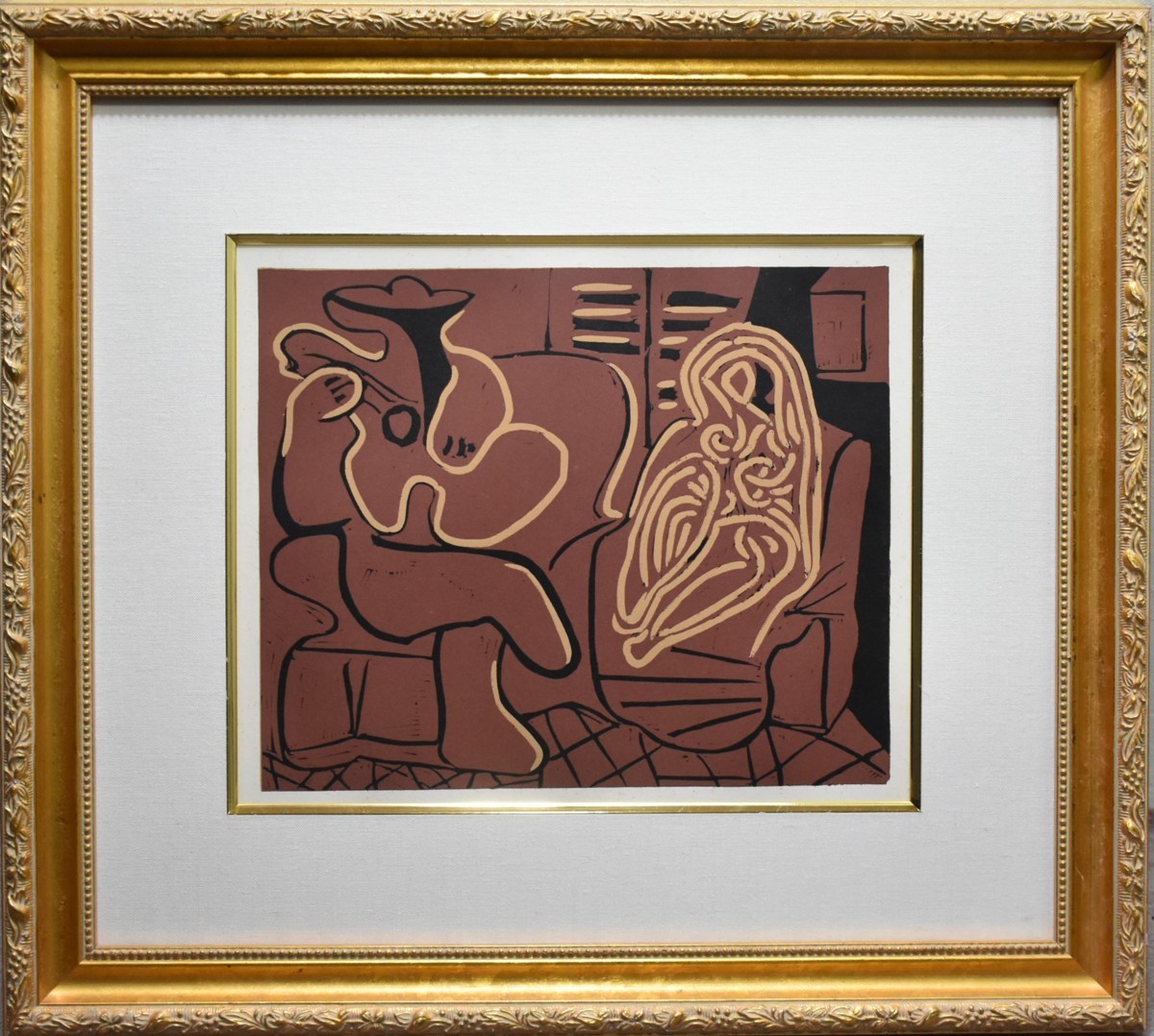 ¡Gran hallazgo! Grabado de Picasso nº 14 en la Galería Seiko, Obra de arte, Huellas dactilares, Litografía, Litografía