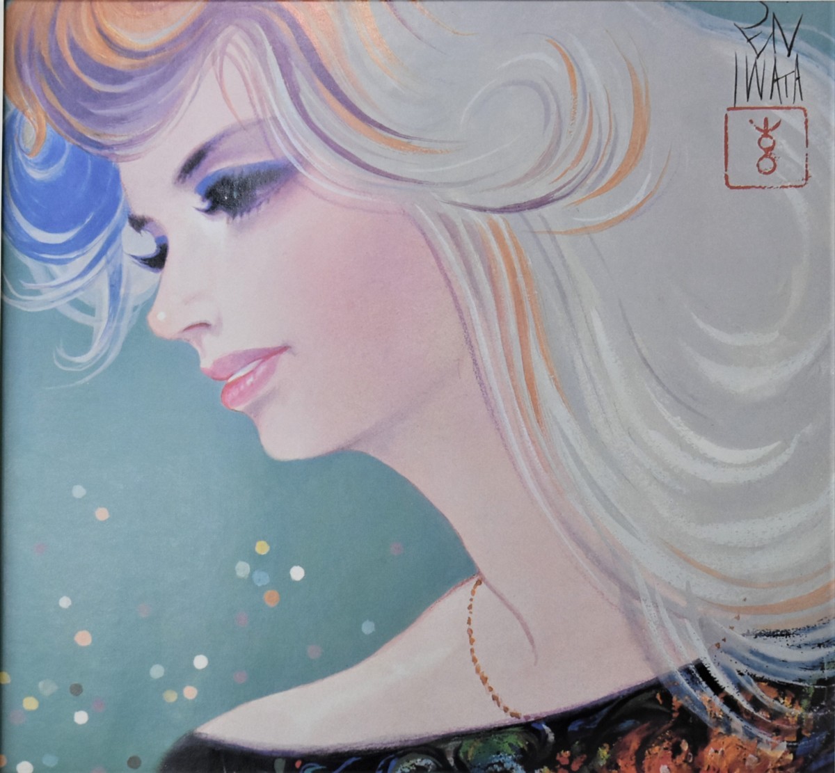 Super trouvaille ! Affiche d'Iwata Sentaro La femme aux trois cents ans : cheveux colorés (moderne) Seiko Gallery, Ouvrages d'art, Peinture, autres