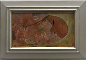 Art hand Auction Trabajo recomendado para encontrar! Pintura al óleo* Hiroko Moritani 4M ¿Ya es otoño, cuadro, pintura al óleo, retrato